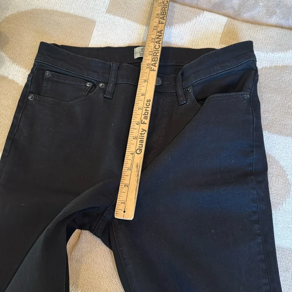 J. Crew Black Cropped Bootcut Jeans